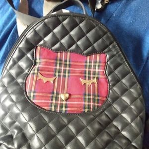 Betsey Johnson Cat Backpack